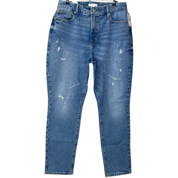 Good American Women's Straight Leg Jeans - Light Blue - Picture 2 of 11